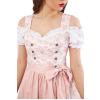DIRNDL TRACHTENKLEID DAMEN ELFİ COTTON SATİN  3.TLG