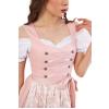 DIRNDL TRACHTENKLEID DAMEN ELSA COTTON SATİN  3.TLG