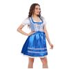 DIRNDL TRACHTENKLEID DAMEN MARİA PLAİD BABYBLUE   3.TLG