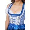 DIRNDL TRACHTENKLEID DAMEN MARİA PLAİD BABYBLUE   3.TLG