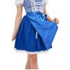DIRNDL TRACHTENKLEID DAMEN MARİA PLAİD BABYBLUE   3.TLG