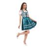 DIRNDL TRACHTENKLEID DAMEN MARİA PLAİD DARK GREEN   3.TLG