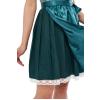 DIRNDL TRACHTENKLEID DAMEN MARİA PLAİD DARK GREEN   3.TLG