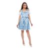 DIRNDL TRACHTENKLEID DAMEN MARİA PLAİD TURQUOISE  3.TLG