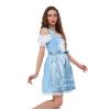 DIRNDL TRACHTENKLEID DAMEN MARİA PLAİD TURQUOISE  3.TLG