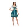 DIRNDL TRACHTENKLEID DAMEN MARİA PLAİD GREEN 3.TLG