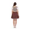 DIRNDL TRACHTENKLEID DAMEN MARİA PLAİD CHAMPAGNE 3.TLG