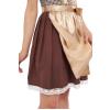 DIRNDL TRACHTENKLEID DAMEN MARİA PLAİD CHAMPAGNE 3.TLG