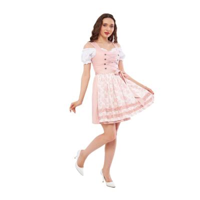 DIRNDL TRACHTENKLEID DAMEN ELSA COTTON SATİN  3.TLG